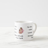 Personalized Mother's Day Mom's Hug Espresso Mug Kop (Voorkant rechts)