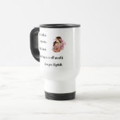 Personalized Mother's Day Mom's Hug Travel Mug Reisbeker (Voorkant links)