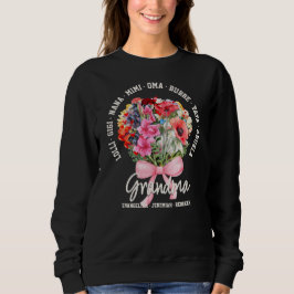 Personalized Mother's Day Nana Mimi Gigi GRANDMA Trui