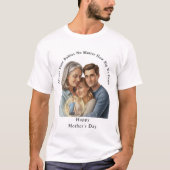 personalized mother's day photo t-shirt (Voorkant)