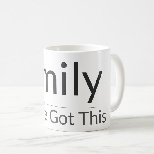 Personalized Motivational Mug – Custom Name & Affi Koffiemok (Voorkant rechts)