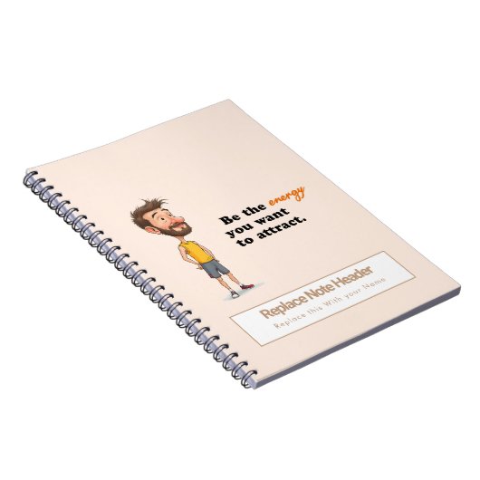 Personalized Motivational Notebook Notitieboek (Rechterzijde)