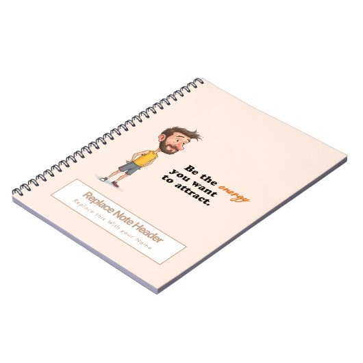 Personalized Motivational Notebook Notitieboek (Linkerzijde)