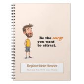 Personalized Motivational Notebook Notitieboek (Voorkant)