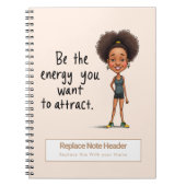 Personalized Motivational Notebook Notitieboek (Voorkant)