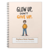 Personalized Motivational Notebook Notitieboek (Voorkant)