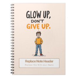 Personalized Motivational Notebook Notitieboek