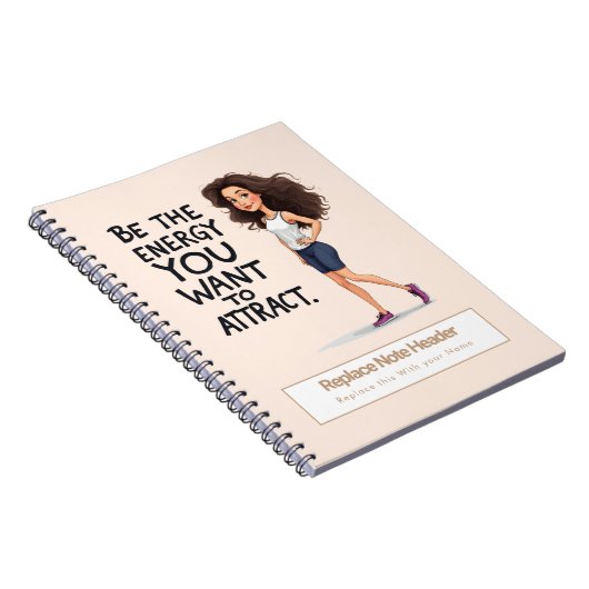 Personalized Motivational Notebook Notitieboek (Rechterzijde)