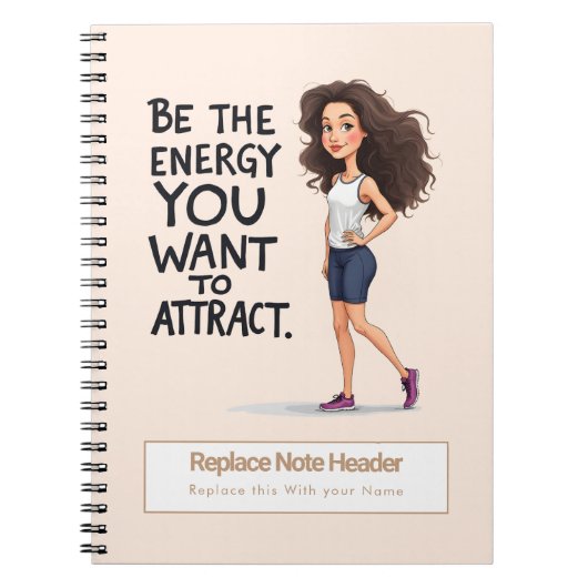 Personalized Motivational Notebook Notitieboek (Voorkant)