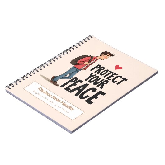 Personalized Motivational Notebook Notitieboek (Linkerzijde)