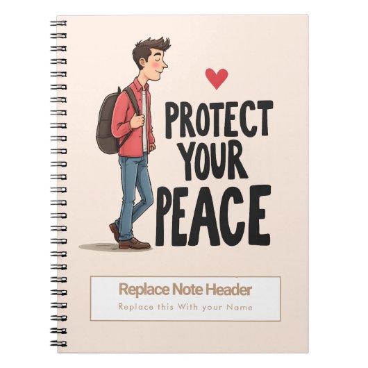 Personalized Motivational Notebook Notitieboek (Voorkant)