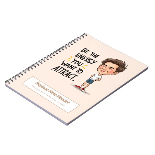 Personalized Motivational Notebook Notitieboek (Linkerzijde)