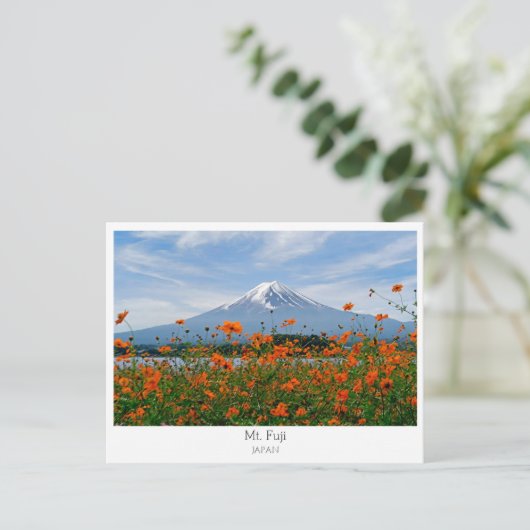 Personalized, Mount Fuji, Japan Briefkaart (Staand voorkant)