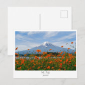 Personalized, Mount Fuji, Japan Briefkaart (Voorkant / Achterkant)