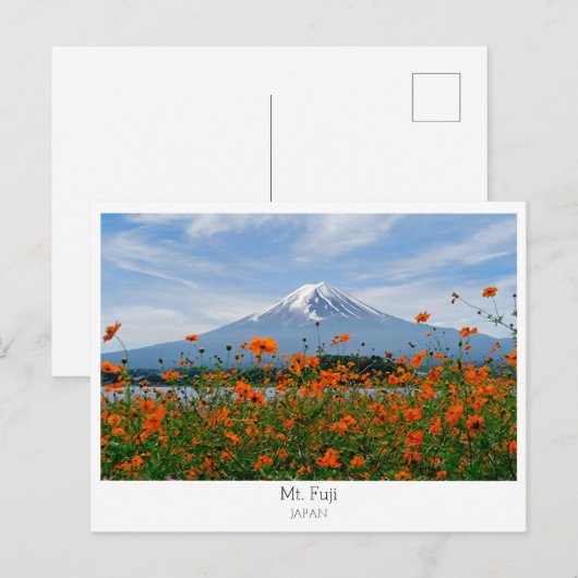 Personalized, Mount Fuji, Japan Briefkaart (Voorkant / Achterkant)