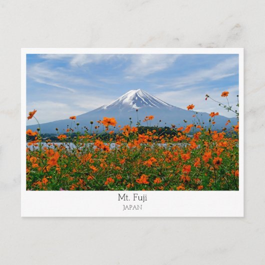 Personalized, Mount Fuji, Japan Briefkaart (Voorkant)