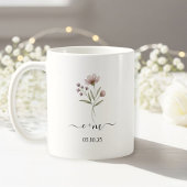 Personalized Mr & Mrs coffee mugs, Engagement  Koffiemok