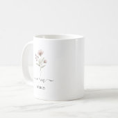 Personalized Mr & Mrs coffee mugs, Engagement  Koffiemok (Voorkant links)