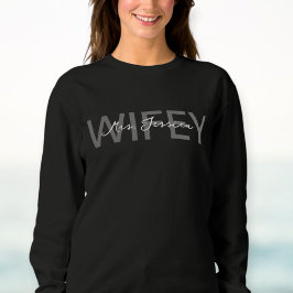 Personalized Mrs. sweatshirt