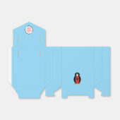 Personalized Ms. Penguin Albania Tent Bedankdoosjes (Uitgevouwen)
