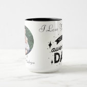 Personalized mug for dad with photo with dad. mok (Midden)