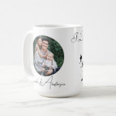 Personalized mug for dad with photo with dad. mok (Voorkant links)