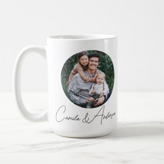 Personalized mug for dad with photo with dad. mok (Links)