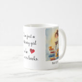 Personalized Mug "Literary Girl" Koffiemok (Voorkant rechts)