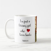 Personalized Mug "Literary Girl" Koffiemok (Links)