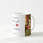 Personalized Mug "Literary Girl" Koffiemok (Voorkant rechts)