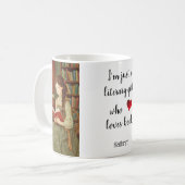 Personalized Mug "Literary Girl" Koffiemok (Voorkant links)