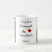 Personalized Mug "Literary Girl" Koffiemok (Center)