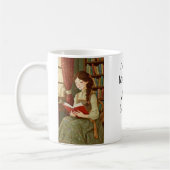 Personalized Mug "Literary Girl" Koffiemok (Links)