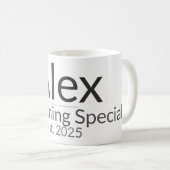 Personalized Mug Template – Custom Text & Name Des Koffiemok (Voorkant rechts)