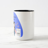 personalized mug to celebrate the accountant tweekleurige koffiemok (Center)