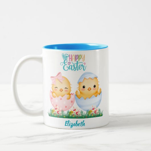 Personalized Mug Tweekleurige Koffiemok (Links)