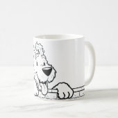 Personalized mug with a dog design koffiemok (Voorkant rechts)