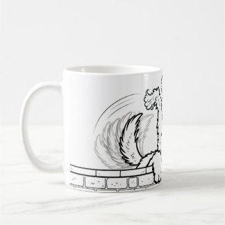 Personalized mug with a dog design koffiemok