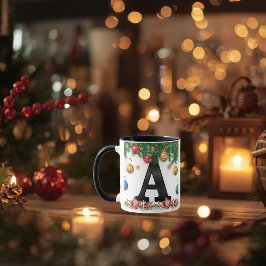 Personalized Mug with Letter Mok