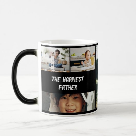 PERSONALIZED MUG, WITH PHOTOS FOR THE HAPPIEST DAD MAGISCHE MOK (Links)