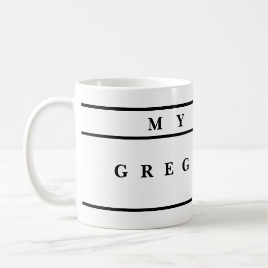 personalized Mugs With Names Koffiemok (Links)