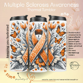 Personalized Multiple Sclerosis Awareness Thermosbeker