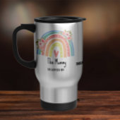 Personalized Mum's Rainbow & Floral Mug Reisbeker
