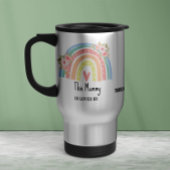 Personalized Mum's Rainbow & Floral Mug Reisbeker