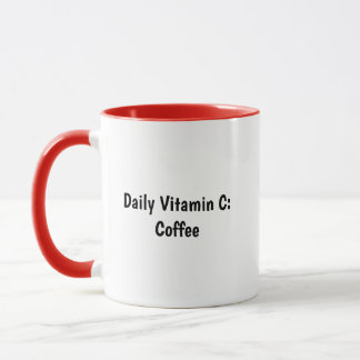 Personalized My Daily Vitamin C Is Coffee Funny co Mok