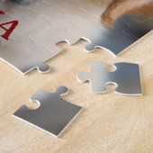 Personalized My Dog Photo and Name Puzzle Gift Legpuzzel (Zijkant)