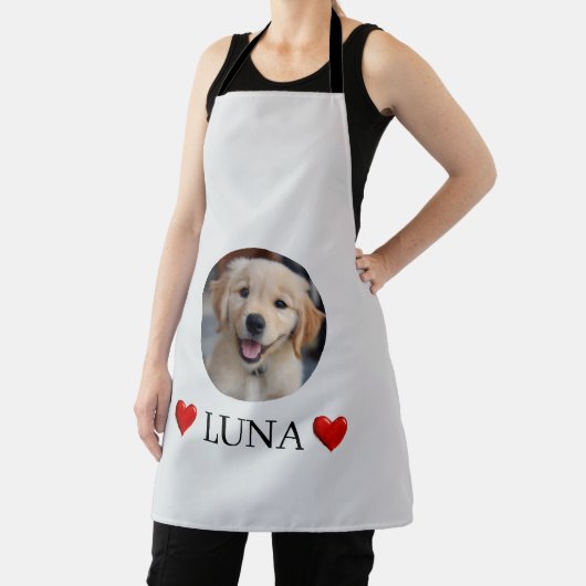 Personalized My Dog Photo & Name Apron Schort (Insitu)