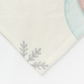 Personalized My First Christmas Name Keepsake  Fleece Deken (Hoek)