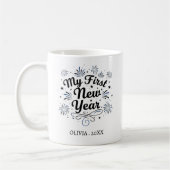 Personalized My First New Year Mug – Custom Name Koffiemok (Links)