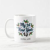 Personalized My First New Year Mug – Custom Name Koffiemok (Links)